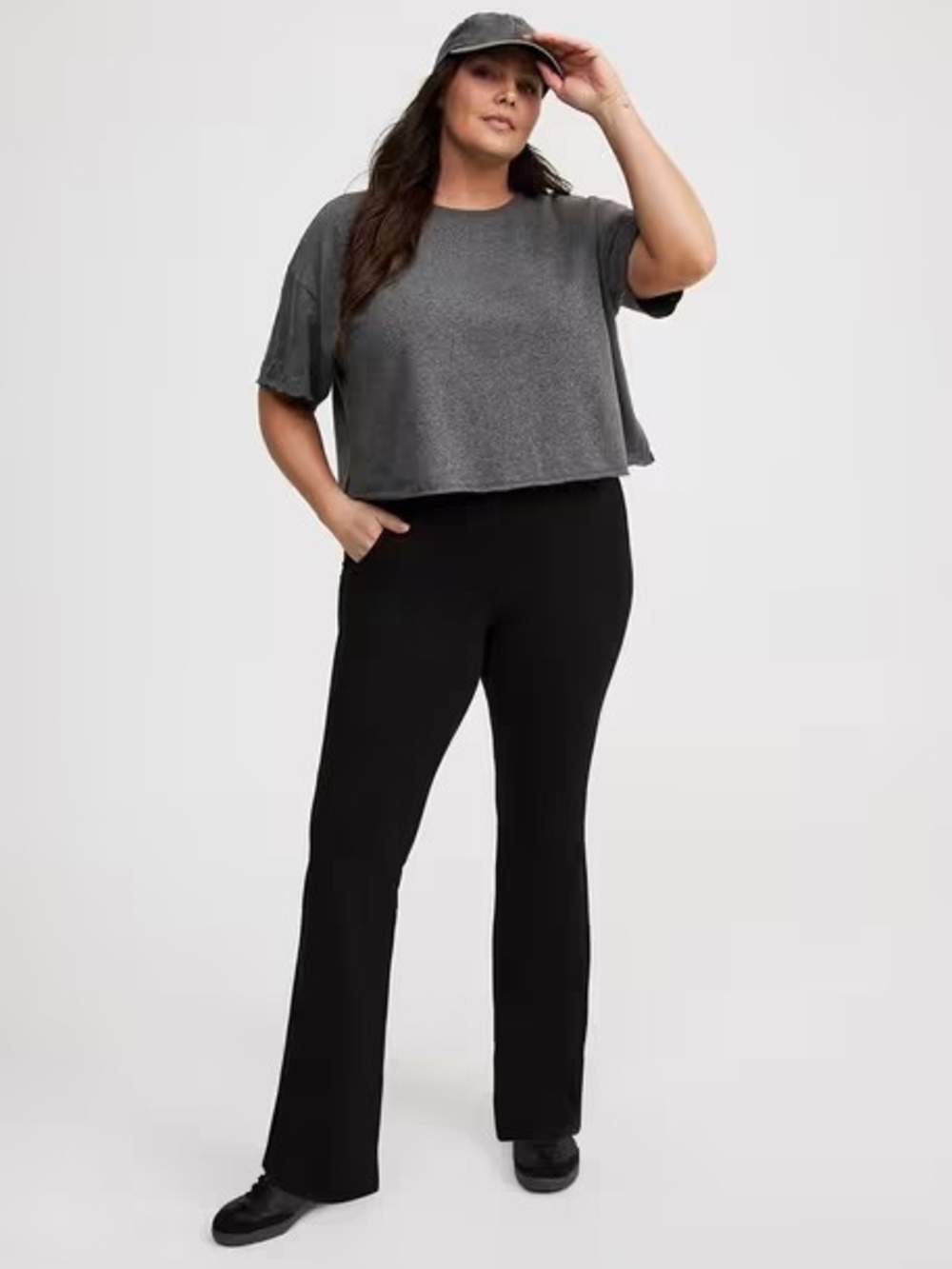 Nwt Torrid 3x Full-Length Slim Boot Pocket Legging~Black